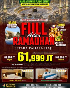 umroh full ramadhan 2027 aden umroh haji travel