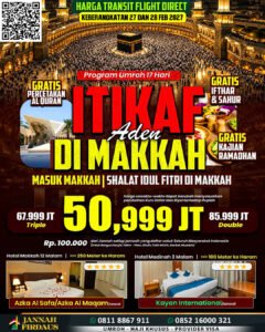 umroh itikaf ramadhan aden masuk makkah 2027