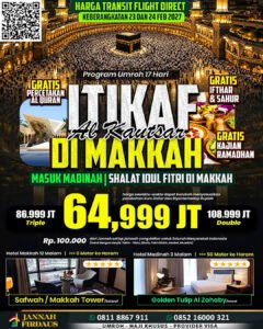 umroh itikaf ramadhan alkautsar masuk madinah 2027