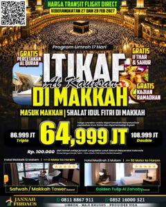umroh itikaf ramadhan alkautsar masuk makkah 2027