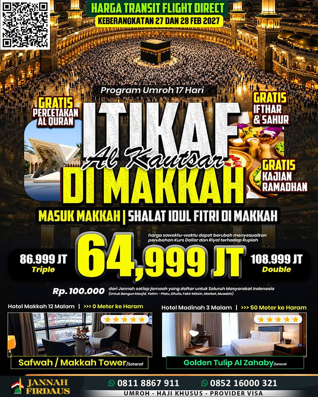 umroh itikaf ramadhan alkautsar masuk makkah 2027