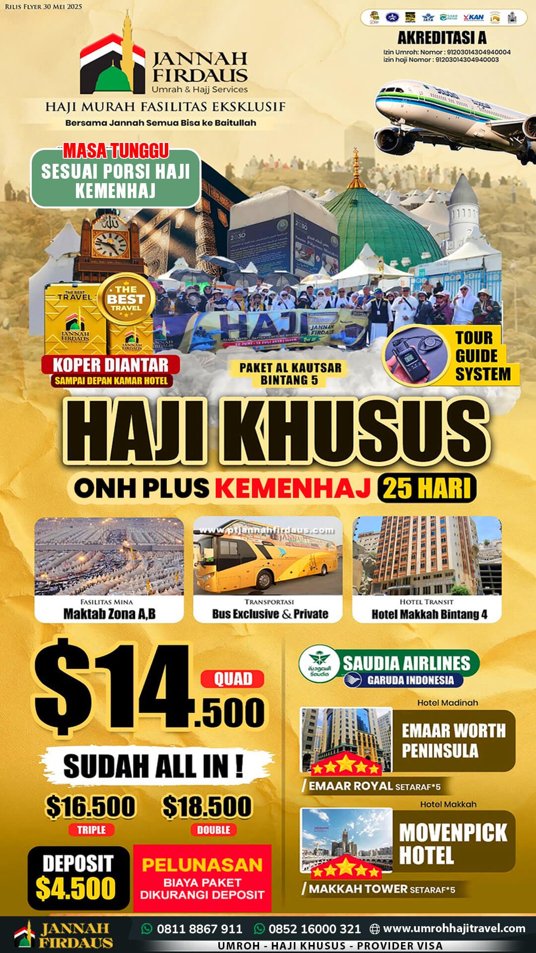 haji khusus umroh haji travel jannah firdaus paket alkautsar